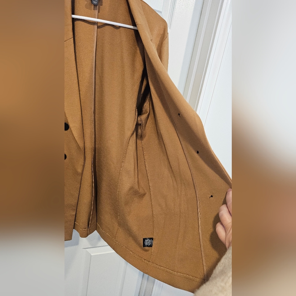 NWOT Worthington Women's Camel Double-Breasted Blazer- XXL - Picture 4 of 9